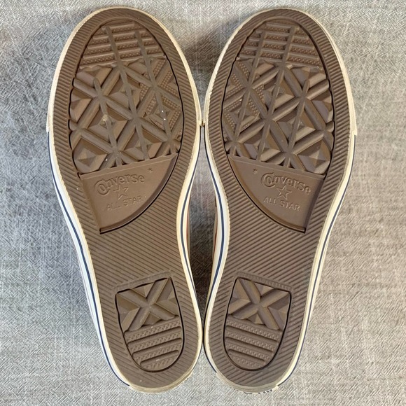 Converse CTAS Lux Mid Hidden Wedge Ivory Peached Canvas Womens Sneaker 8 - Picture 4 of 13